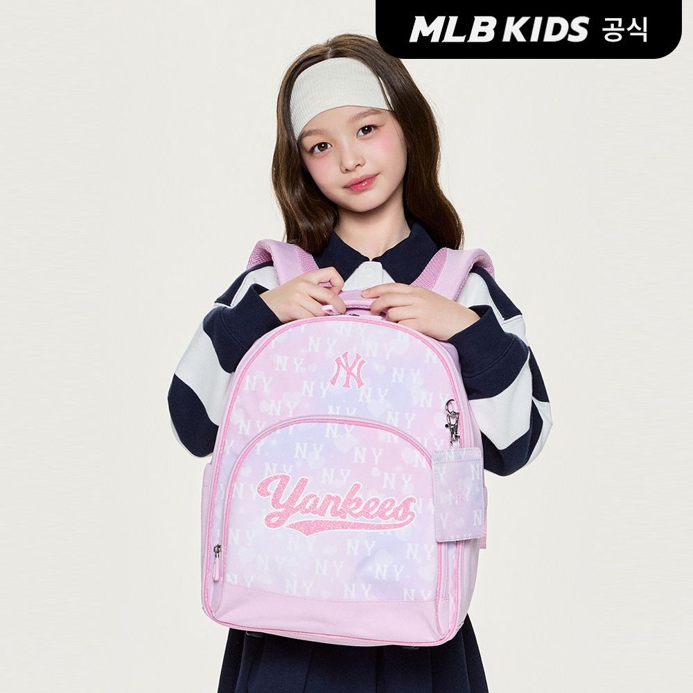 MLB 키즈 (공식) 26N 오로라 책가방 세트 NY (Pink)7FBKM026N-50PKS