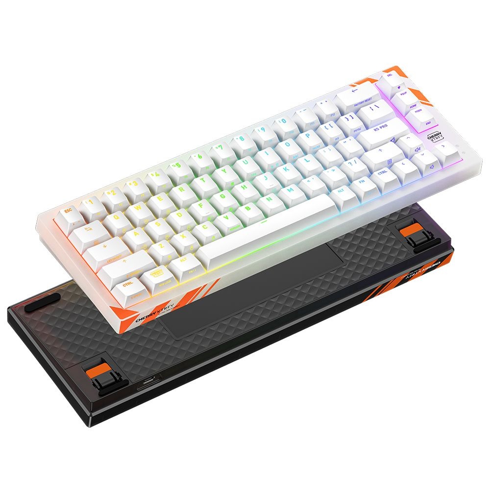 CHERRY 체리키보드 체리 엑스트리파이 K5 PRO TMR 8K 65% 자석축 게이밍 키보드 (블랙/화이트)