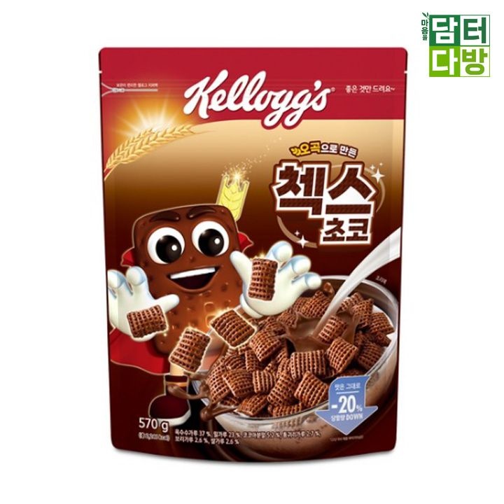 농심켈로그 켈로그 오곡 초코 시리얼 570g