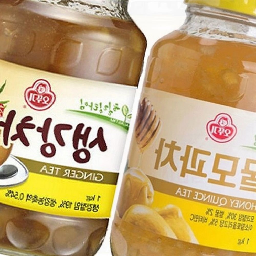 모과차 생강차 전통차 건강차 혼합세트 1kg 2병