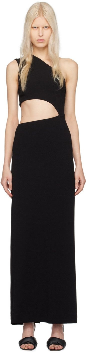 에쎄 스튜디오 [에세 스튜디오] 블랙 옴니아 맥시 드레스 ESSE-LE2-DRESS9