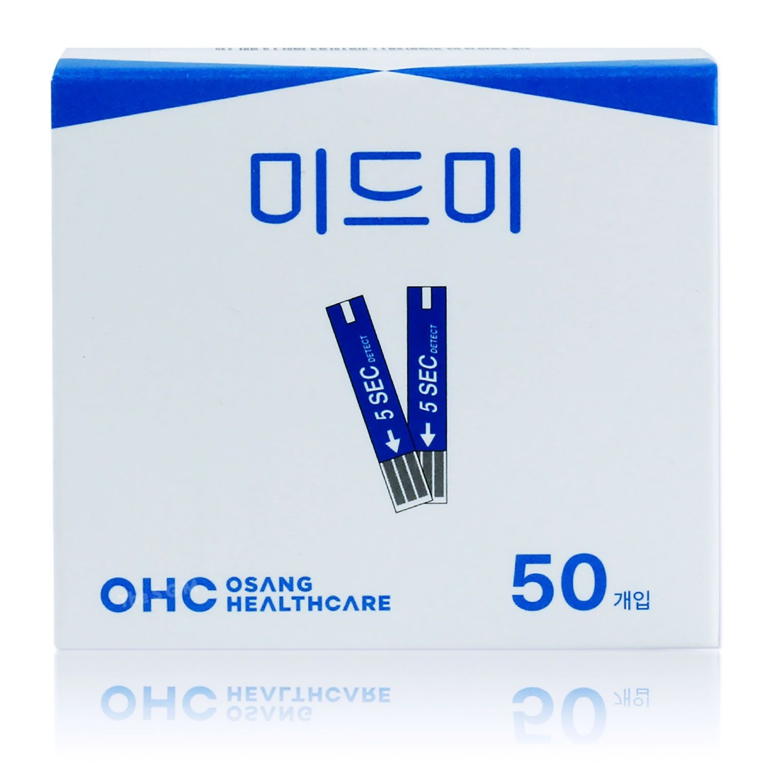 오상헬스케어 오상헬스케어 OHC 자애 미드미 혈당시험지 1박스 50매 (2027년 09월) 측정지 검사지 스트립
