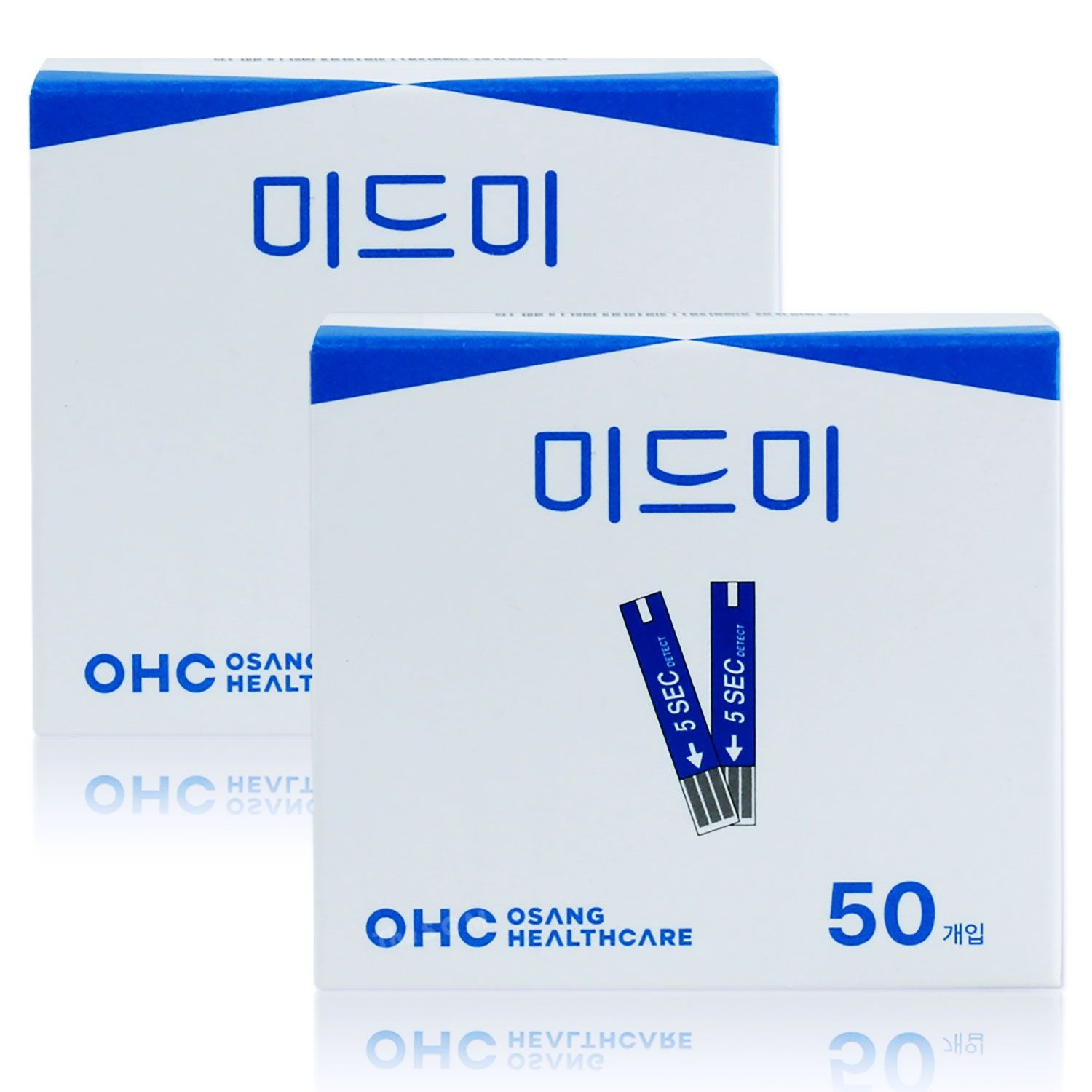 오상헬스케어 오상헬스케어 OHC 자애 미드미 혈당시험지 2박스 100매 (2027년 09월) 측정지 검사지 스트립