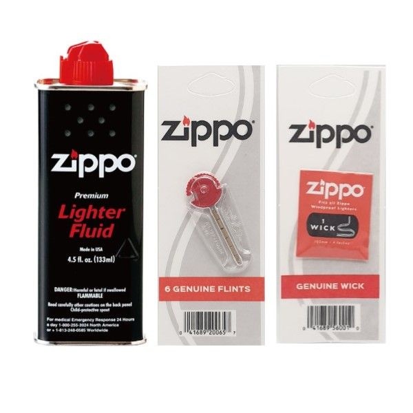 ZIPPO 지포 라이타 오일,돌,심지 정품 소모품