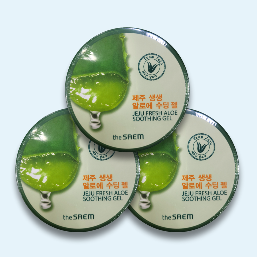 [온누리상품] 더샘 제주 생생 알로에 수딩젤 300ml 3개