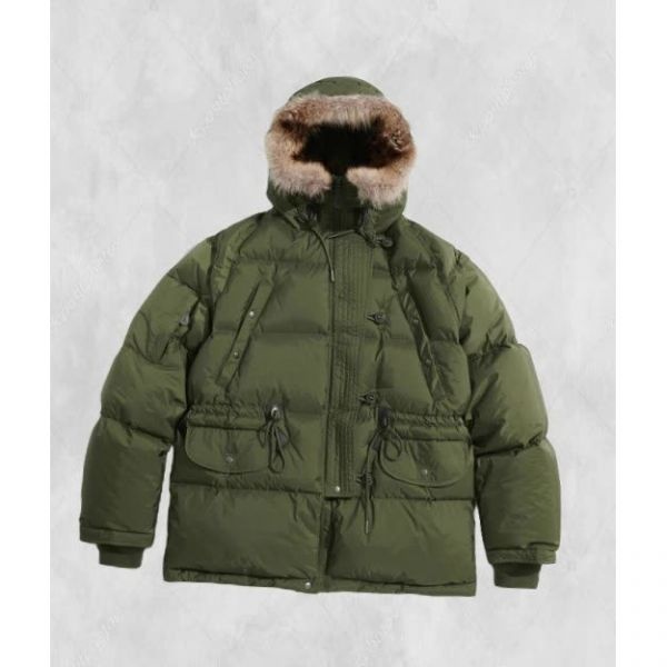 OUTSTANDING 아웃스탠딩 TORAY N3B GOOSE DOWN PARKA_OLIVE 277777 FE5469600-E2B