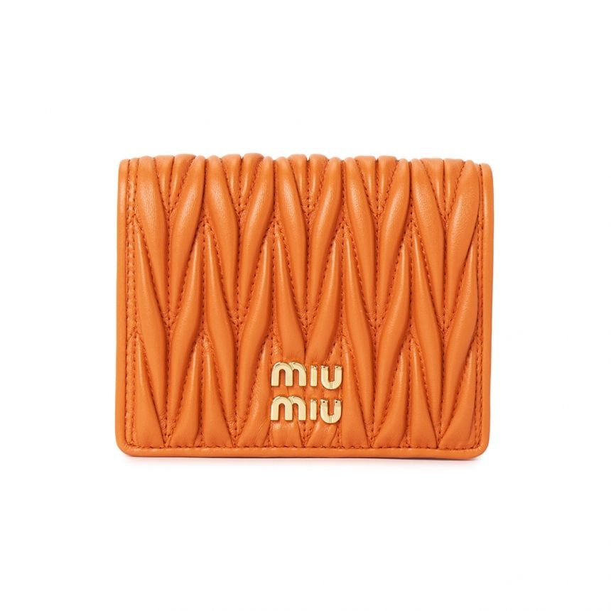 MIUMIU 마테라쎄 여성 반지갑 5MV204 AFPP F0049