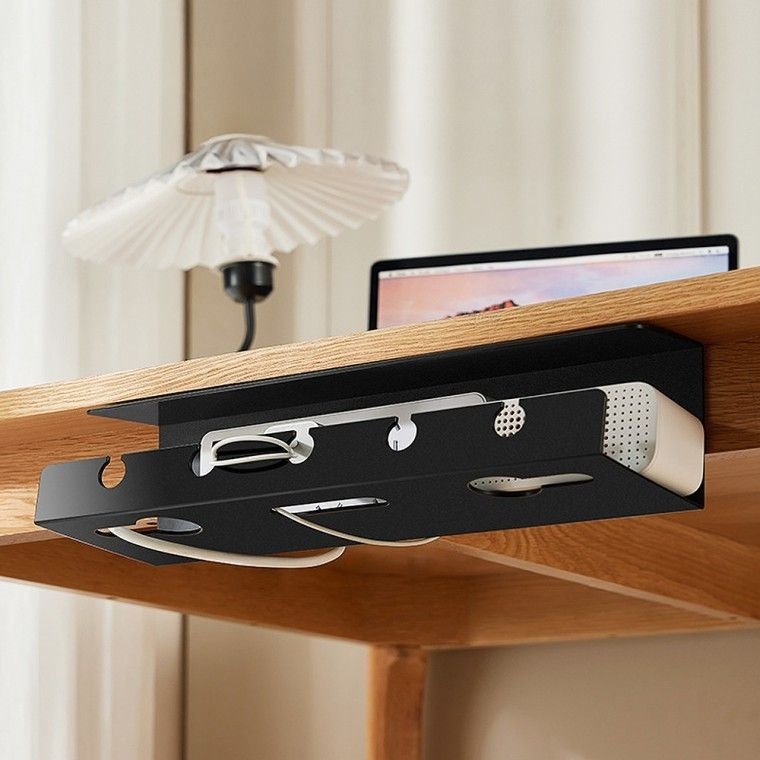 라인컴퍼니 협력업체 싸더라  책상 전선 정리함 데스크 케이블 멀티탭 콘센트 정리 수납 거치대 홀더