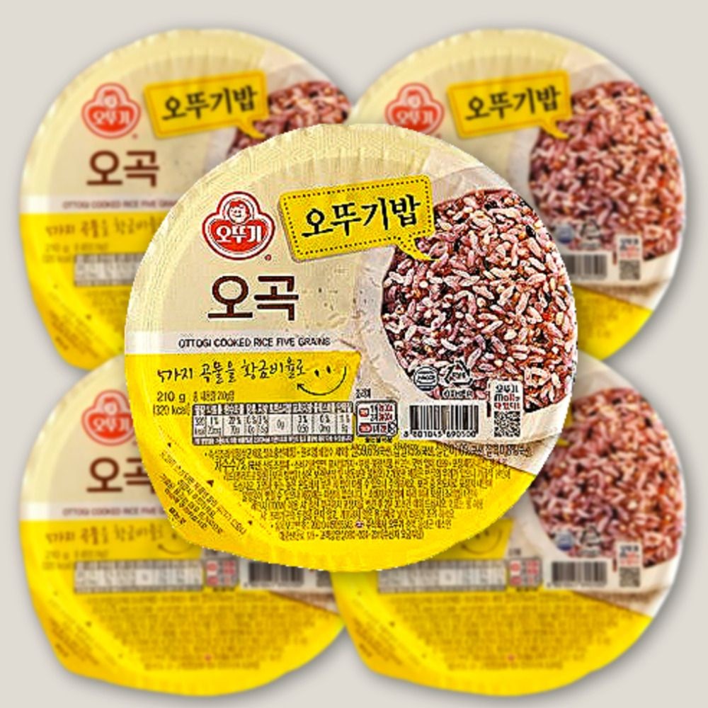 맛있는 오뚜기밥 간편식 즉석밥 오곡 오곡밥 210g 36개