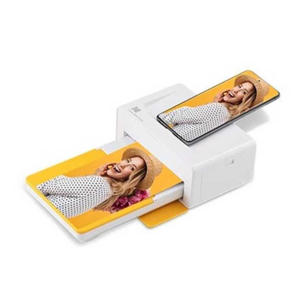 [해외] KODAK Dock Plus 4PASS 6인치 도크 포토 프린터 사진 인화기 인화지 10장 포함