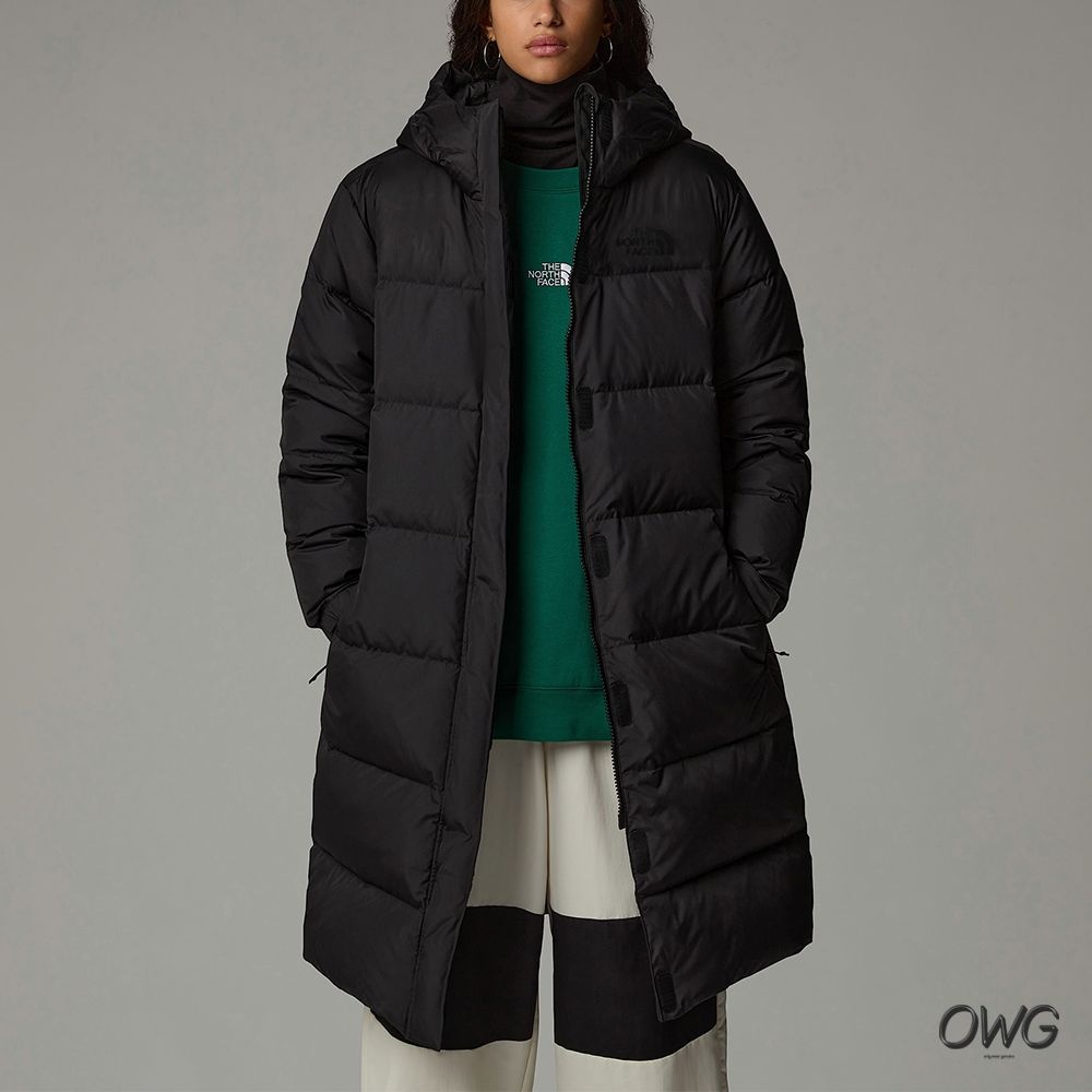 노스페이스 OWG 노스페이스롱패딩 화이트라벨 남녀공용 롱패딩