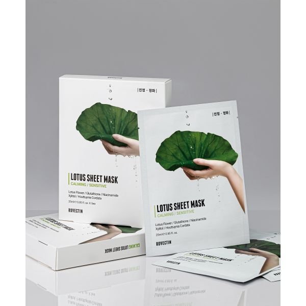 매장정품 ROVECTIN 카밍 연꽃수 마스크 5매입