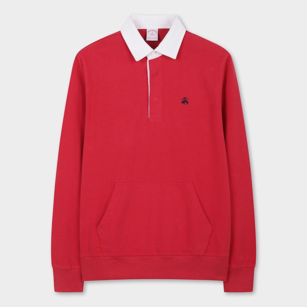 [롯데백화점] 브룩스 브라더스 솔리드 포켓 럭비 셔츠 (레드) (BBNTMNF301) BBNTMN2470DFF