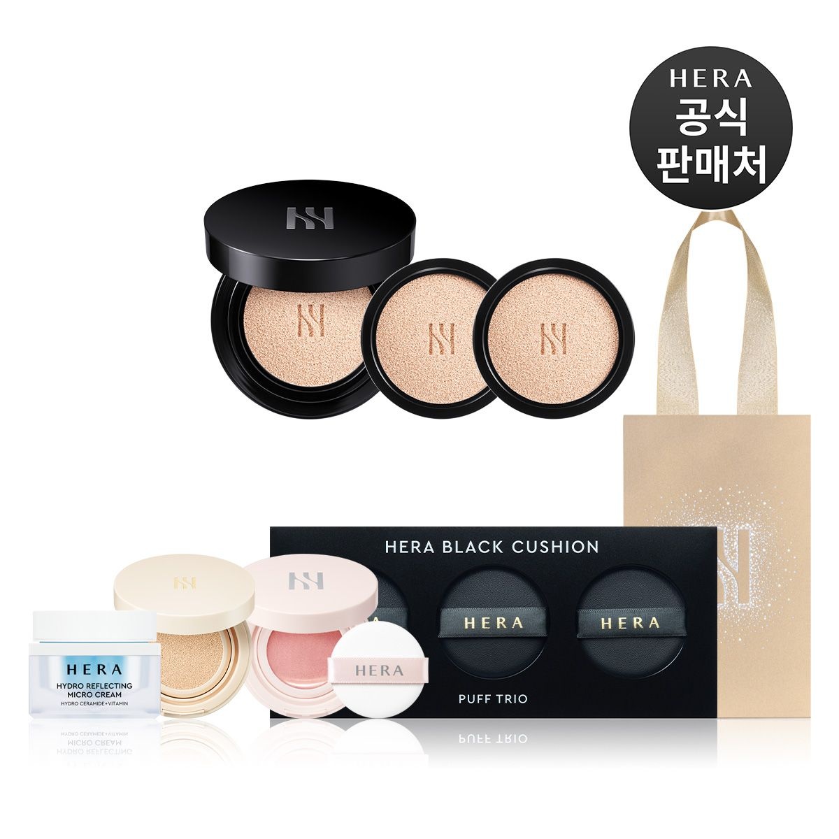 [롯데백화점] 헤라 [DPT] 블랙쿠션 파운데이션 디럭스 SPF34/PA++ (본품15g+리필15gx2) LE1219950839