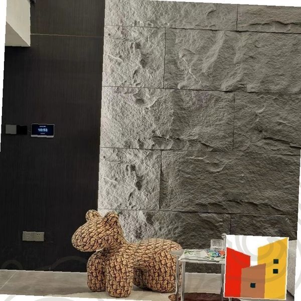 토토만 리빙스테이 인조석 벽돌 타일 거실 텔레비전 배경벽 장식 마감재 내벽 외벽 인테리어 석재 패널