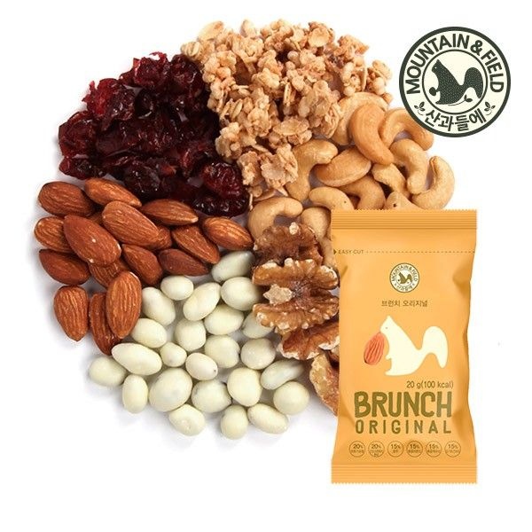 맛있는家 하루견과 브런치오리지널 100봉 대용량 한줌견과