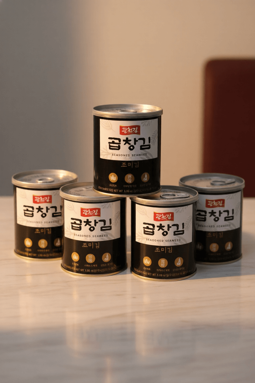 광천김 역대급특가 햇김 곱창김 캔김 30g x 5캔