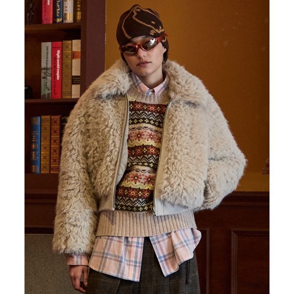 PENFIELD 아르크 퍼 블루종 베이지_FR4WJ31F 297728