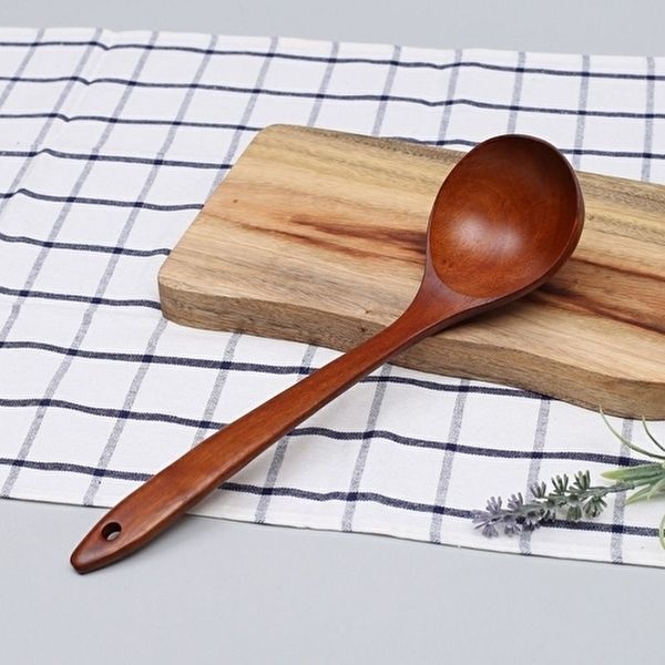 고품질 옻칠 목국자 나무 요리 국자 장미목옻칠 우드국자 27A 나무국자 옻칠국자 원목국자 WFHP31A