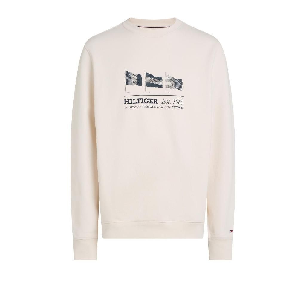 [해외] 타미힐피거 25SS 타미힐피거 HILFIGER FLAGS 크루넥 MW0MW37464Z00