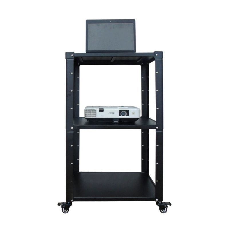 [해외] 스탠드 이동식 빔프로젝터 받침대 거치대 회의실 선반