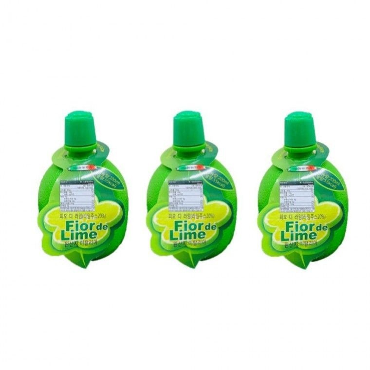협력업체 피오디라임 피오디라임즙 라임즙 3개 비린맛제거 다용도과일즙 피오디