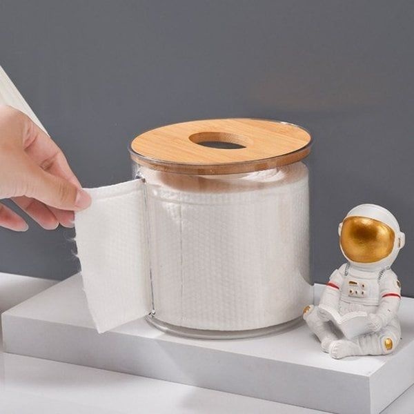 화장지 투명 두루마리 휴지 케이스 디스펜서 투명 티슈케이스 휴지케이스