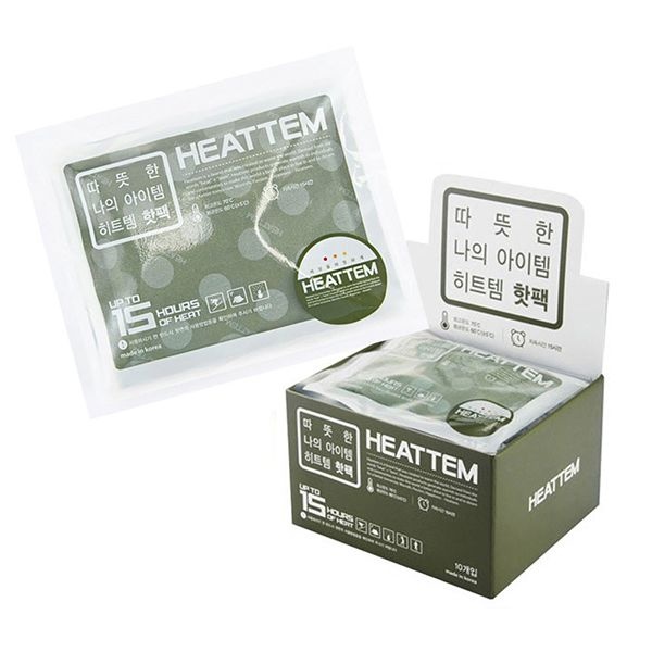 히트템 국산 히트템 바루 핫팩 손난로 그린 10매 160g
