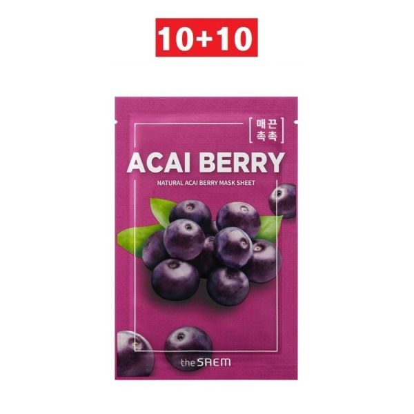 상세페이지 참조 더샘 [더샘] 내추럴 아사이베리 마스크 시트(매끈촉촉)_US