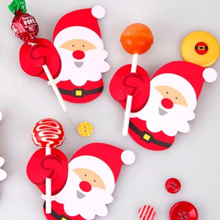 크리스마스포장지 사탕꽂이 50pc 크리스마스 사탕