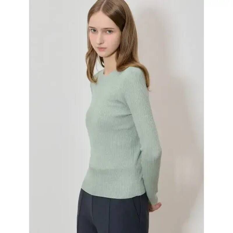 11st 쉬즈미스뉴트럴 모던 라운드넥 리브 니트 택가격 118000원 _P404453084 834002