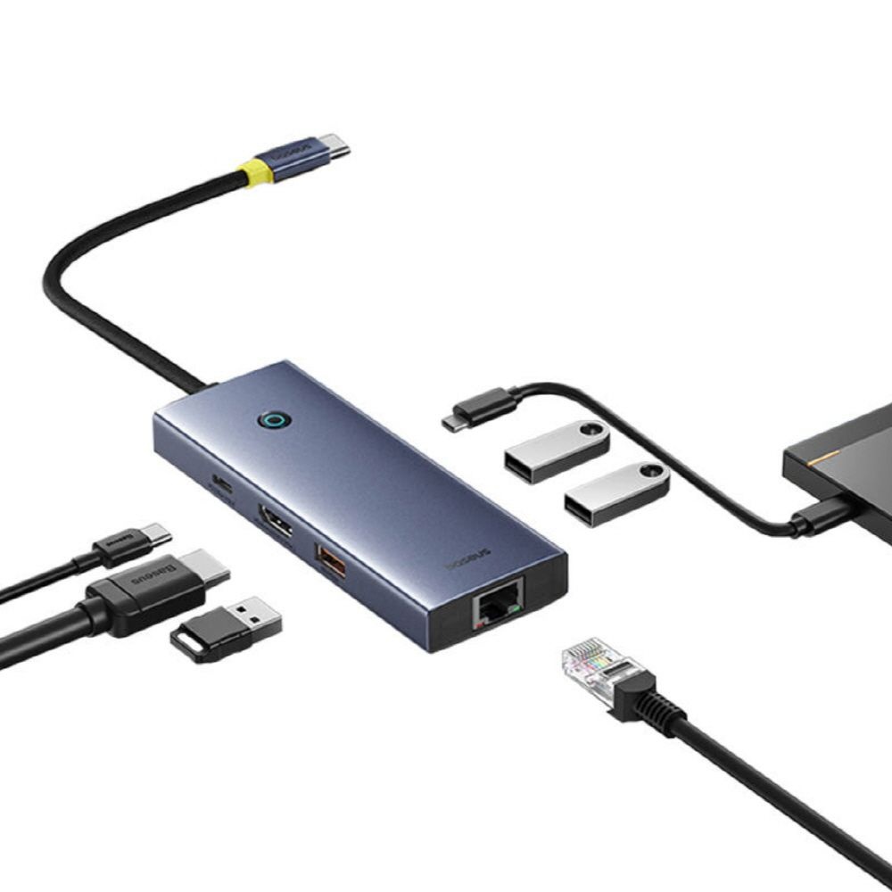 베이스어스 울트라 클래러티 C타입 7in1 PD100W 멀티 허브 도킹스테이션