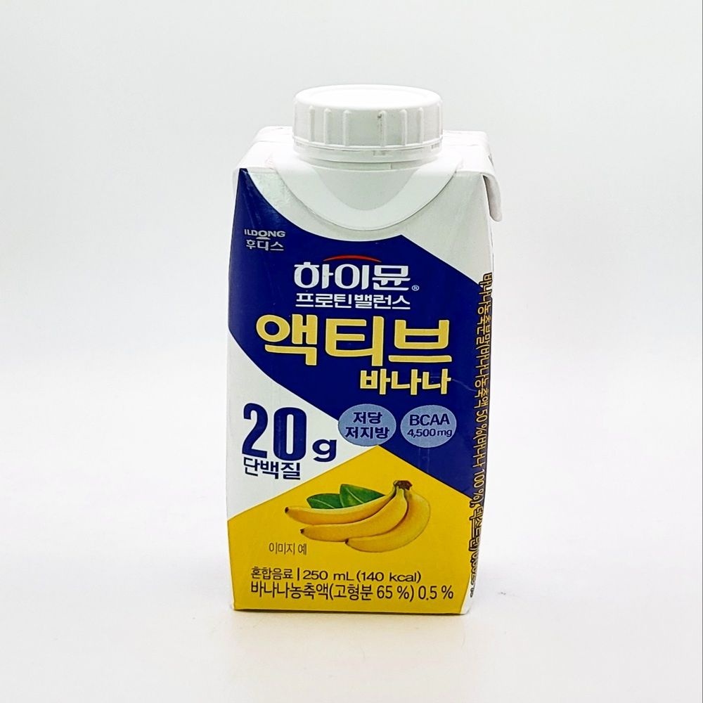 일동 하이뮨 프로틴 밸런스 액티브 바나나 250ml 18개