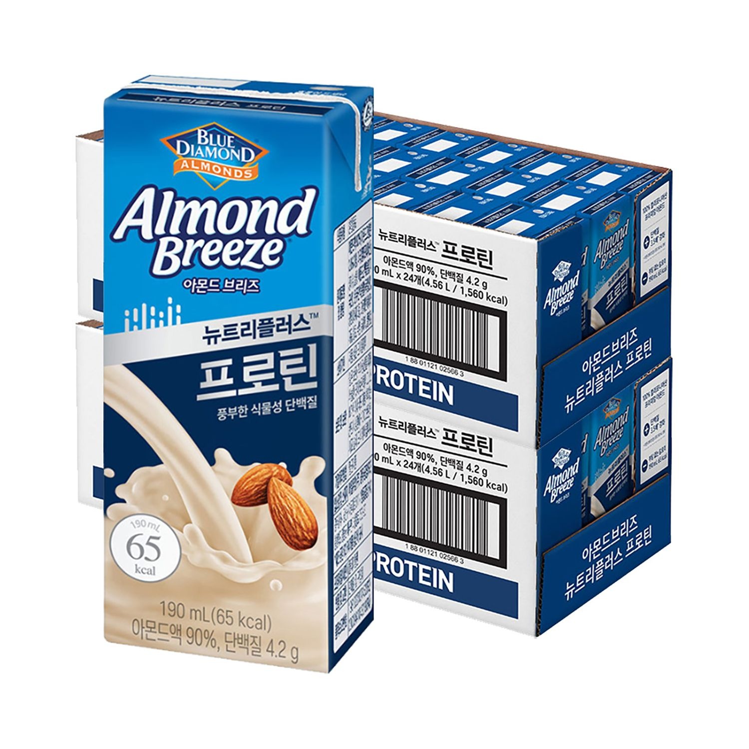 [롯데백화점] 아몬드브리즈 뉴트리플러스 프로틴 190ml 48팩 LE1220679124