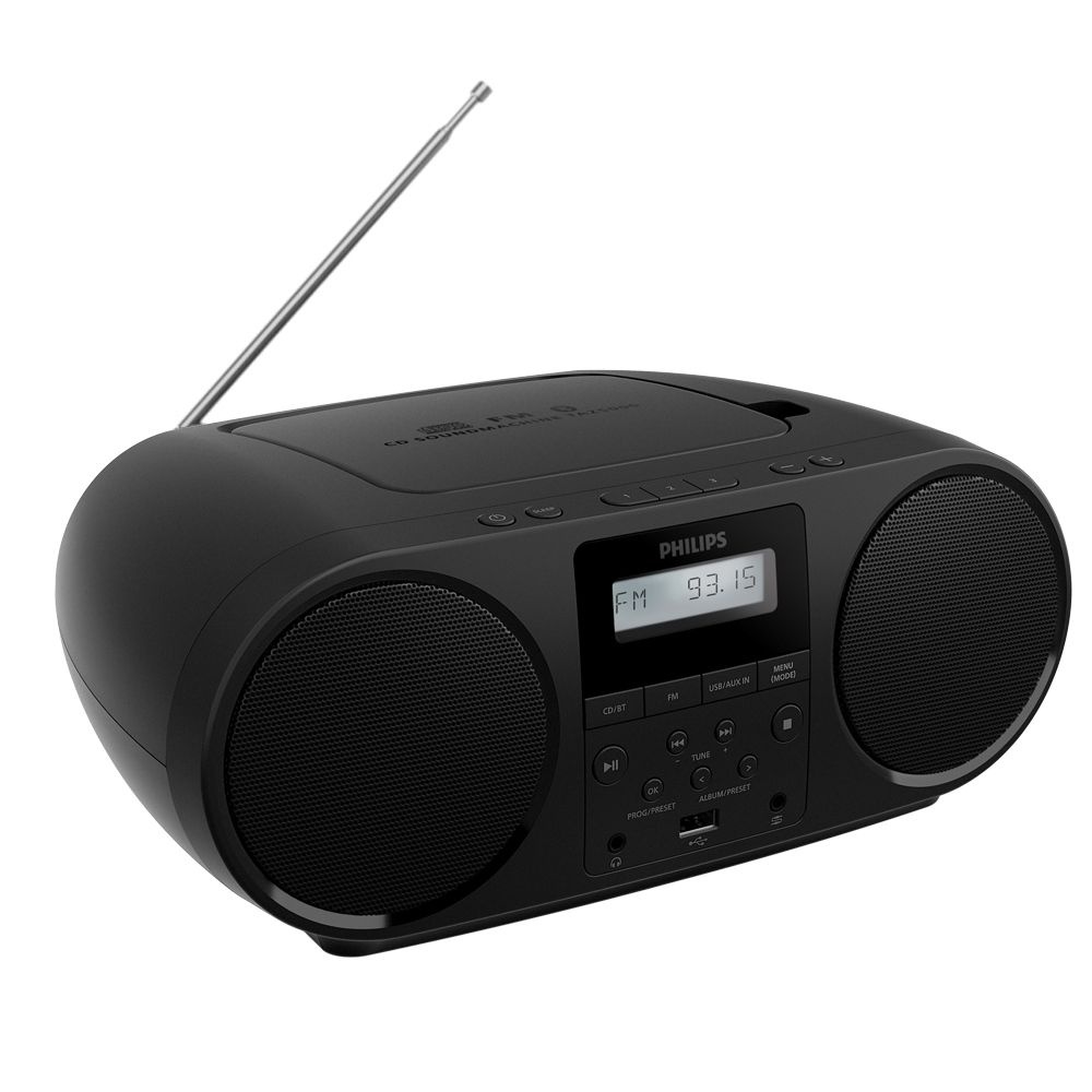 [오늘출발] PhilipsAudio 필립스 TAZ5000 클래식 올인원 블루투스 CD, 라디오 플레이어