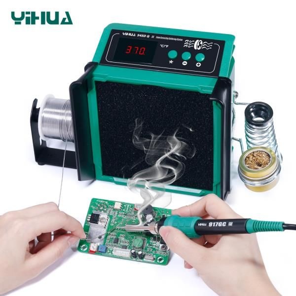 YIHUA 948DQ-II 125W 납땜 인두 스테이션 연기 추출기