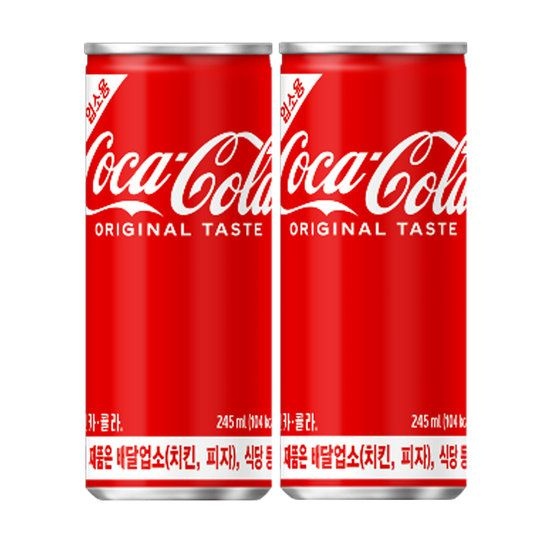 [온누리상품 상생페이백] 코카콜라 245ml 캔 (업소용) x 30개