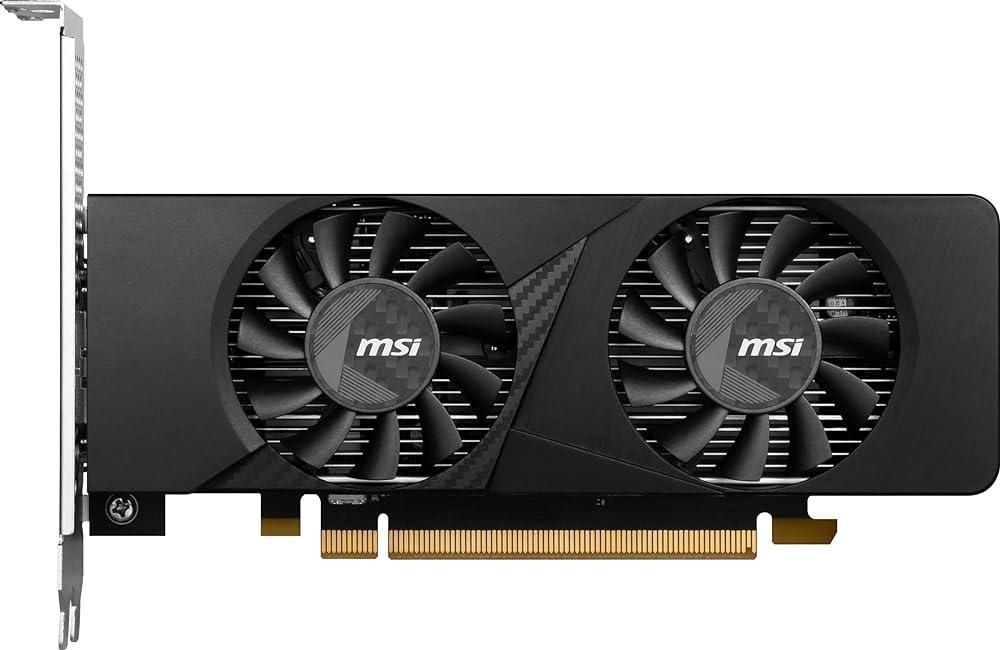 MSI [해외] MSI 게이밍 RTX 3050 LP 6G OC 그래픽 카드(NVIDIA 3050, 96비트, 부스트 클럭: 1492MHz, 6GB GDDR6 14Gbps, HDMI/DP, 암페어 아키텍처)