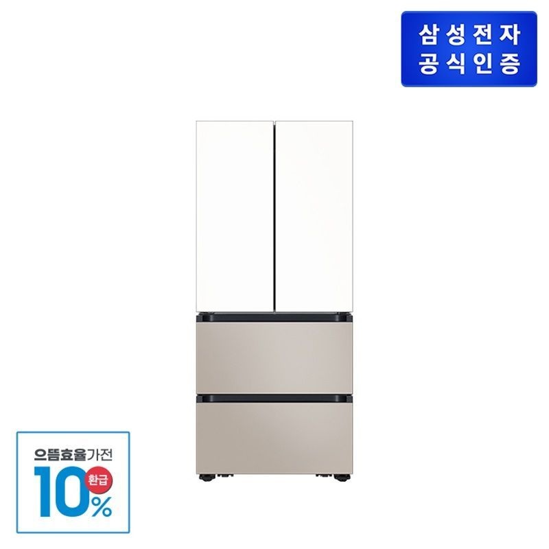 삼성전자 삼성 Bespoke AI 김치플러스 4도어 586L (AI 정온 모드) / RK70F58M1ZG[35527517]