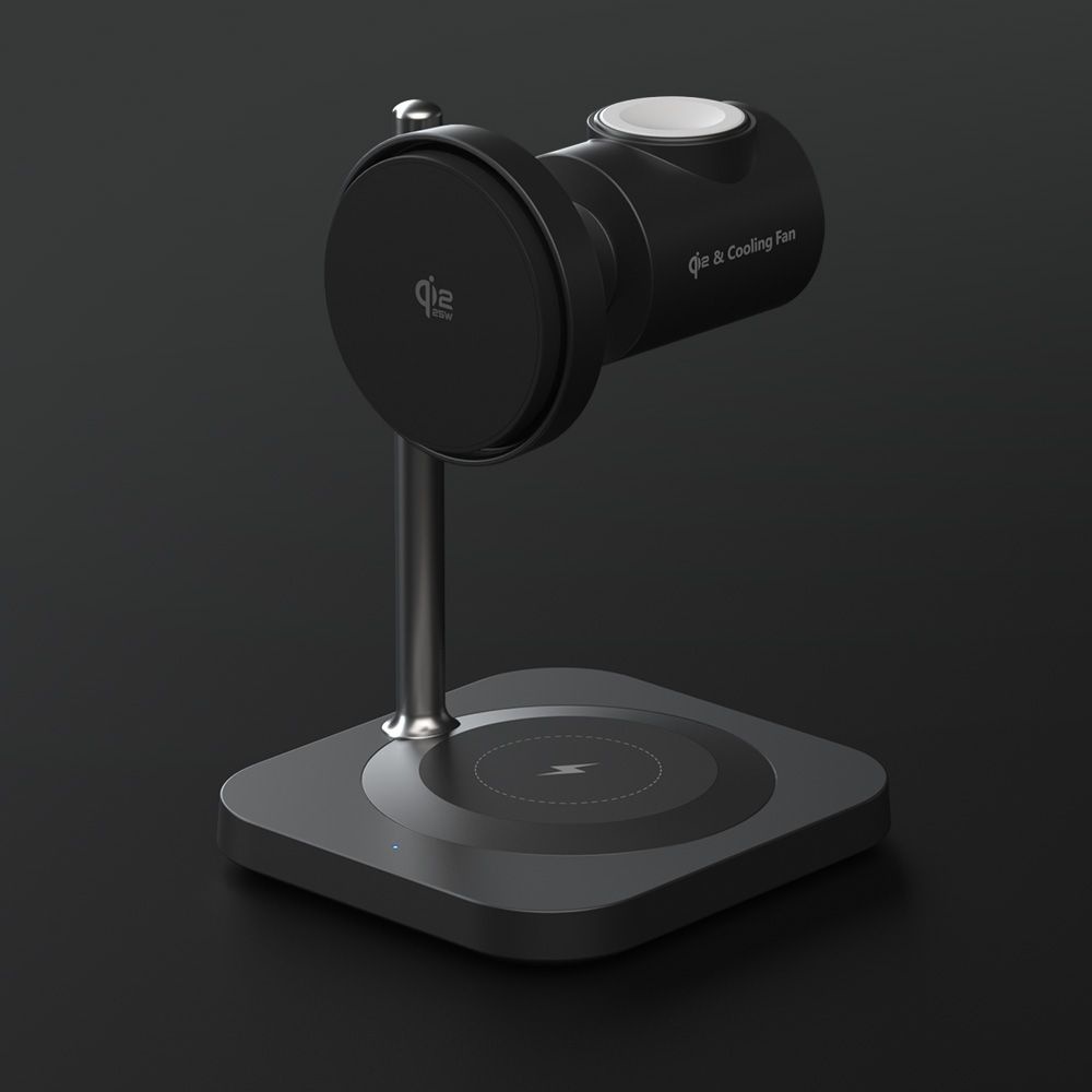 주파집 Qi2 25W 초고속 맥세이프 3in1 무선충전 스탠드 거치대 Allo-One