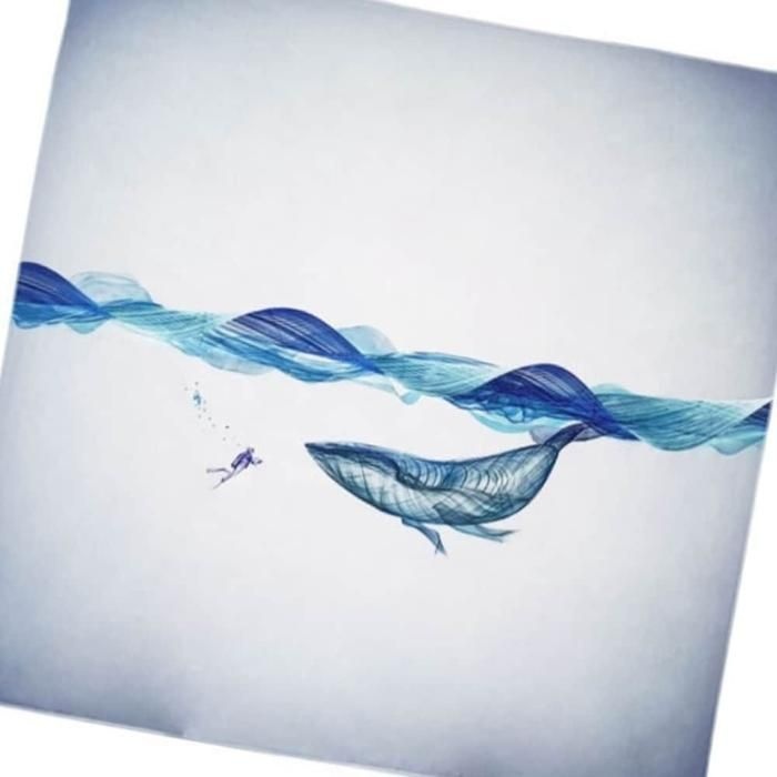 패브릭 포스견고한터 흰수염고래 S 소품 주방 공부방