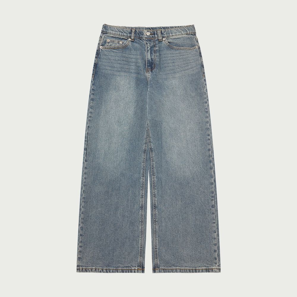 브랜디드라이프스타일코리아㈜ 행텐 여성 스판 히든밴딩 와이드 데님팬츠_293(10530-155-603-10)