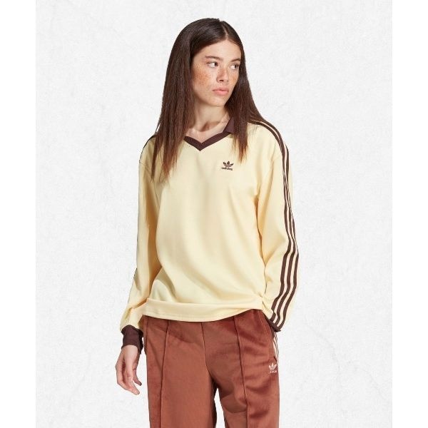 아디다스 ADIDAS 3S 새틴 긴팔 티 - 올모스트옐로우 IT9835 2535729