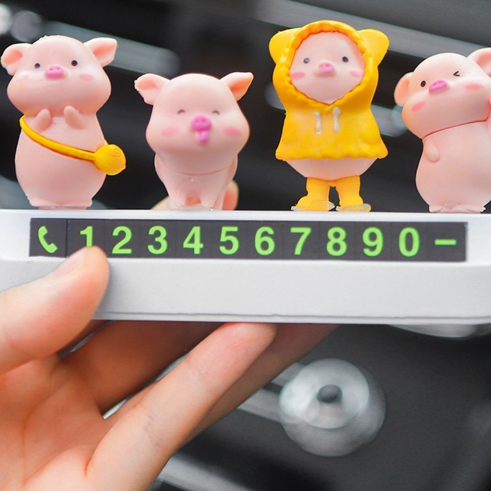 차량용 시크릿 주차번호판 자동차 안심번호 연락처 전화번호판 차량 악세서리 용품