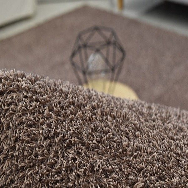 UnKnown 실용적 따스함 사계절 샤기 러그 카페트 투톤브라운150X195