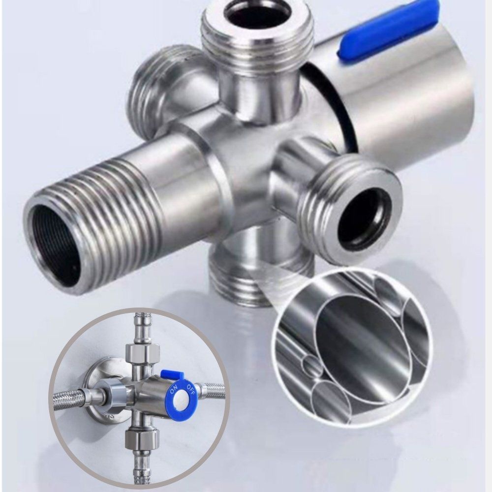 중국oem 세탁기 호스 수도분배기 베란다 배관부속 연결밸브 수도확장