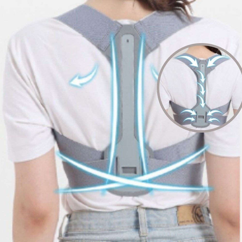 중국 OEM 굽은등 자세교정밴드 거북목 어깨 척추교정기 바른자세 숨쉬기