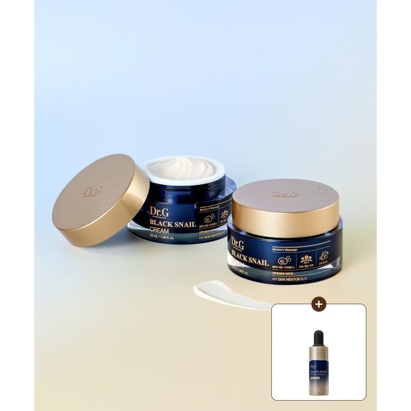 매장정품 DR.G [앰플10mL증정](1+1)블랙 스네일 크림 50mL