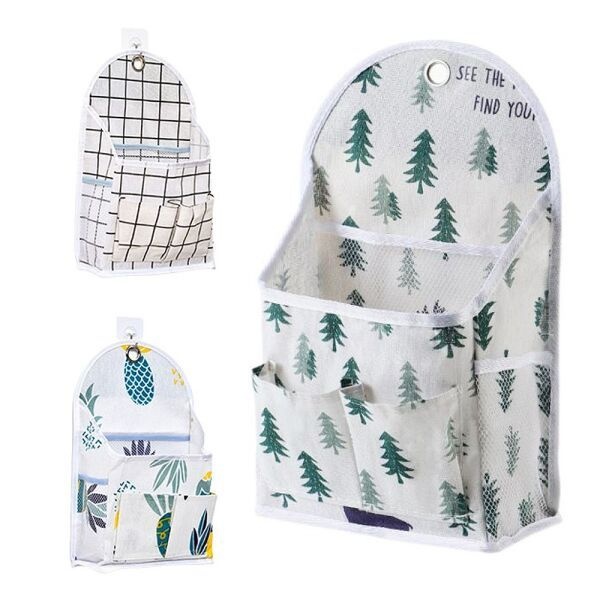 디와이컴퍼니 [에이치플러스몰] 간편 걸이형 패브릭 수납 정리함 다용도 월포켓