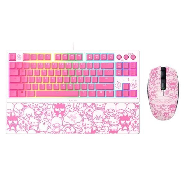 UnKnown RAZER Ornata V3 TKL 오나타 V3 텐키리스 영문 Orochi V2 오로치 V2 헬로키티에디션 키보드마우스 세트